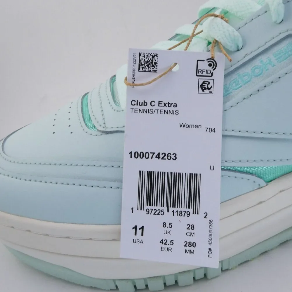 Reebook Women's US Size 11 Fashion Sneakers Club C Extra Mint Sneaker